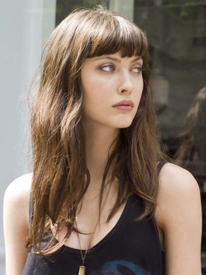 Charming Remy Human Hair Wavy Capless Wig