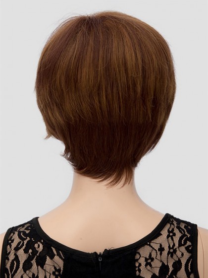 Attractive Straight Capless Remy Human Hair Wig