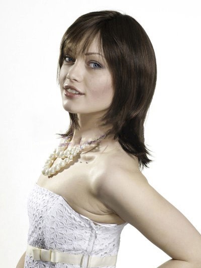 Elegant Layered Style Remy Human Hair Wig