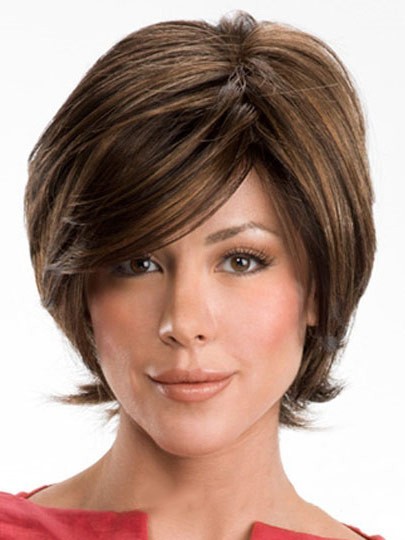 Luxury Graceful Short Wavy Real Hair Wig