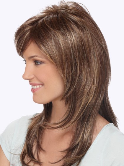 Attractive Capless Wavy Durable Wig