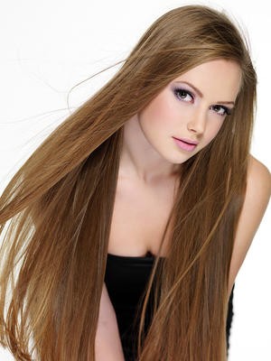 Full Lace Elegant Straight Silky Human Hair Wig