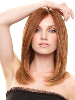 Lace Front Straight Silky Human Hair Wig