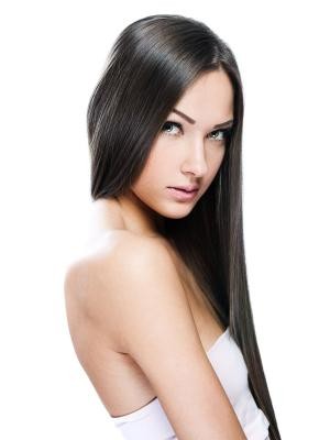 Full Lace Straight Indian Silky Human Hair Wig