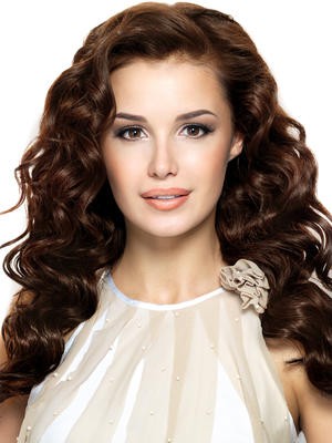 Charming Full Lace Wavy Human Hair Wig