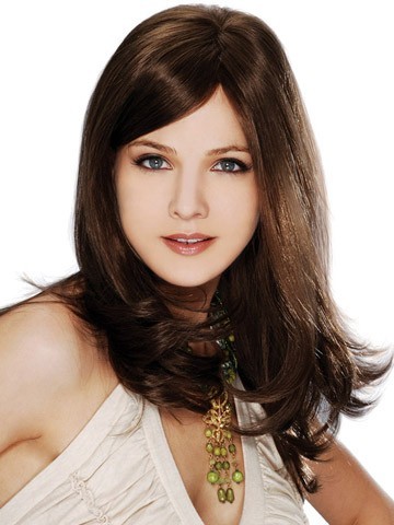 Attractive Remy Hair Full Lace Straight Wig