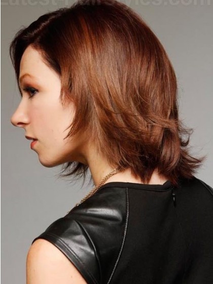 Comfortable Short Wavy Lace Front Human Hair Wig