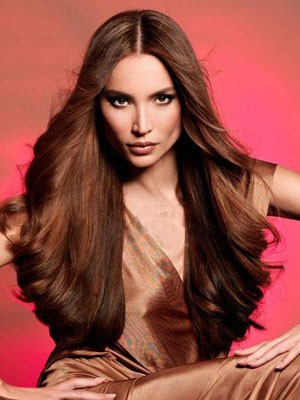 Fashionable Long Wavy Human Hair Full Lace Wig