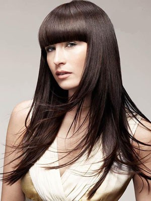 Pretty Long Straight Capless Human Hair Wig