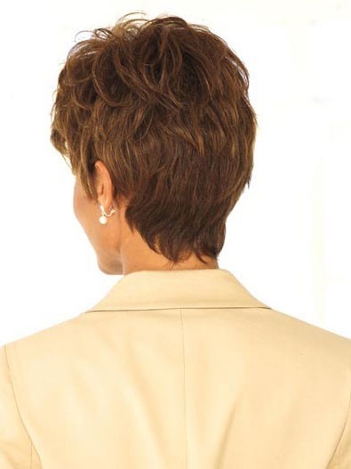 Polished Short Wavy Full Lace Human Hair Wig