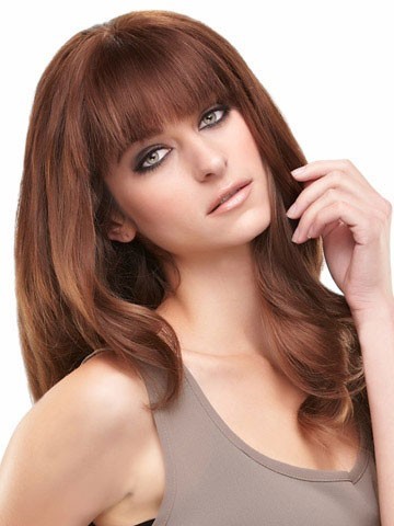 Cute Lace Front Long Wavy Remy Human Hiar Wig