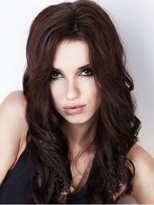 Flattering Wavy Lace Front Remy Human Hair Wig