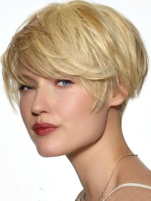 Pleasant Human Hair Straight Capless Wig