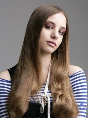 Classic Lace Front Long Human Hair Wig