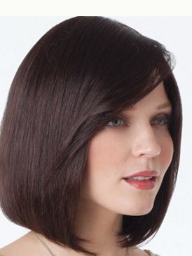 Natural Human Hair Straight Lace Front Wig