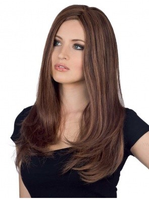 Elegant Remy Human Hair Straight Capless Wig