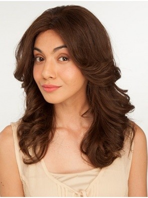 Chic Wavy Capless Human Hair Wig