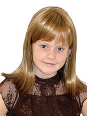 Shoulder Length Full Lace Kids Wig