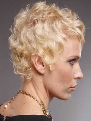 Wavy Full Lace Simple Short Human Hair Wig For Woman