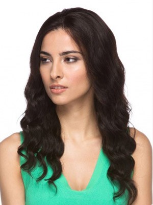 Impressive Lace Front Remy Human Hair Wavy Wig