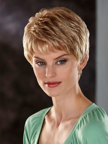 Elegante Short Lace Front Synthetic Wig