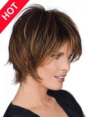 Short Synthetic Cheap Straight Wig