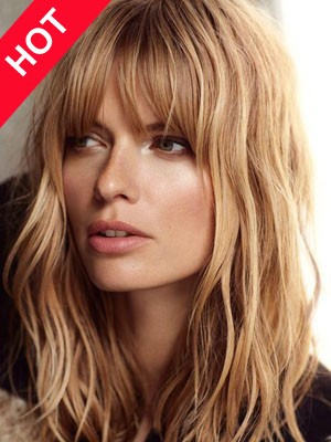 Lob Hairstyle Wavy Synthetic Wig