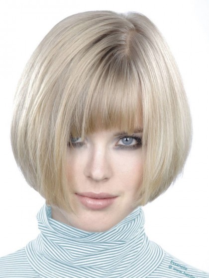 Shimmering Straight Capless Synthetic Wig