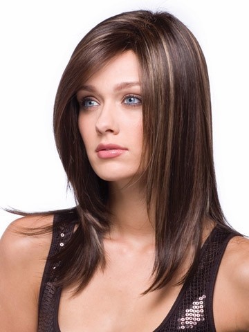 Fashion Medium Length Synthetic Wig