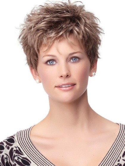 Romantic Short Capless Synthetic Wig