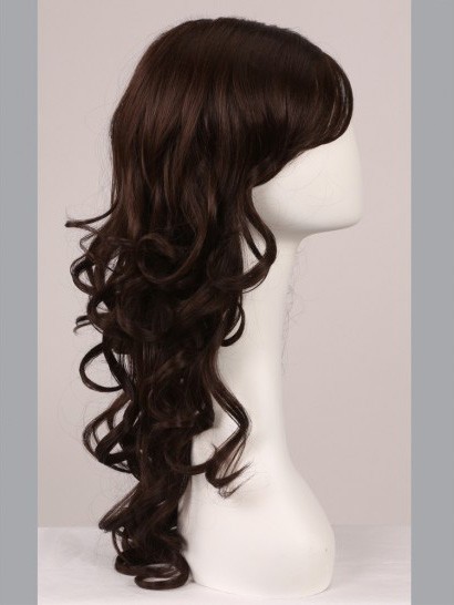 Fashion Full Lace Wavy faddish No-fuss Wig