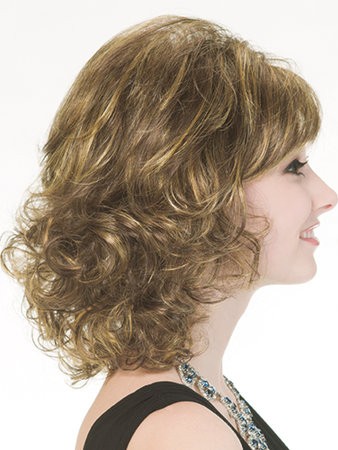 Medium Excellent Wavy Capless Wig