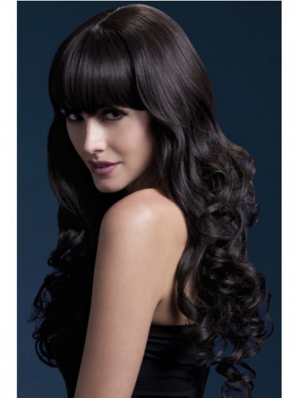 Pleasant Synthetic Wavy Capless Wig