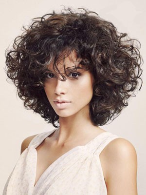 Human Hair Pretty Short Length Wavy Capless Wig