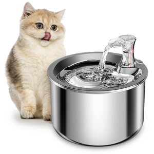 Pet Stainless Steel Automatic Water Fountain