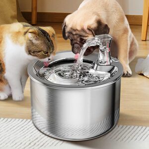 Pet Stainless Steel Automatic Water Fountain